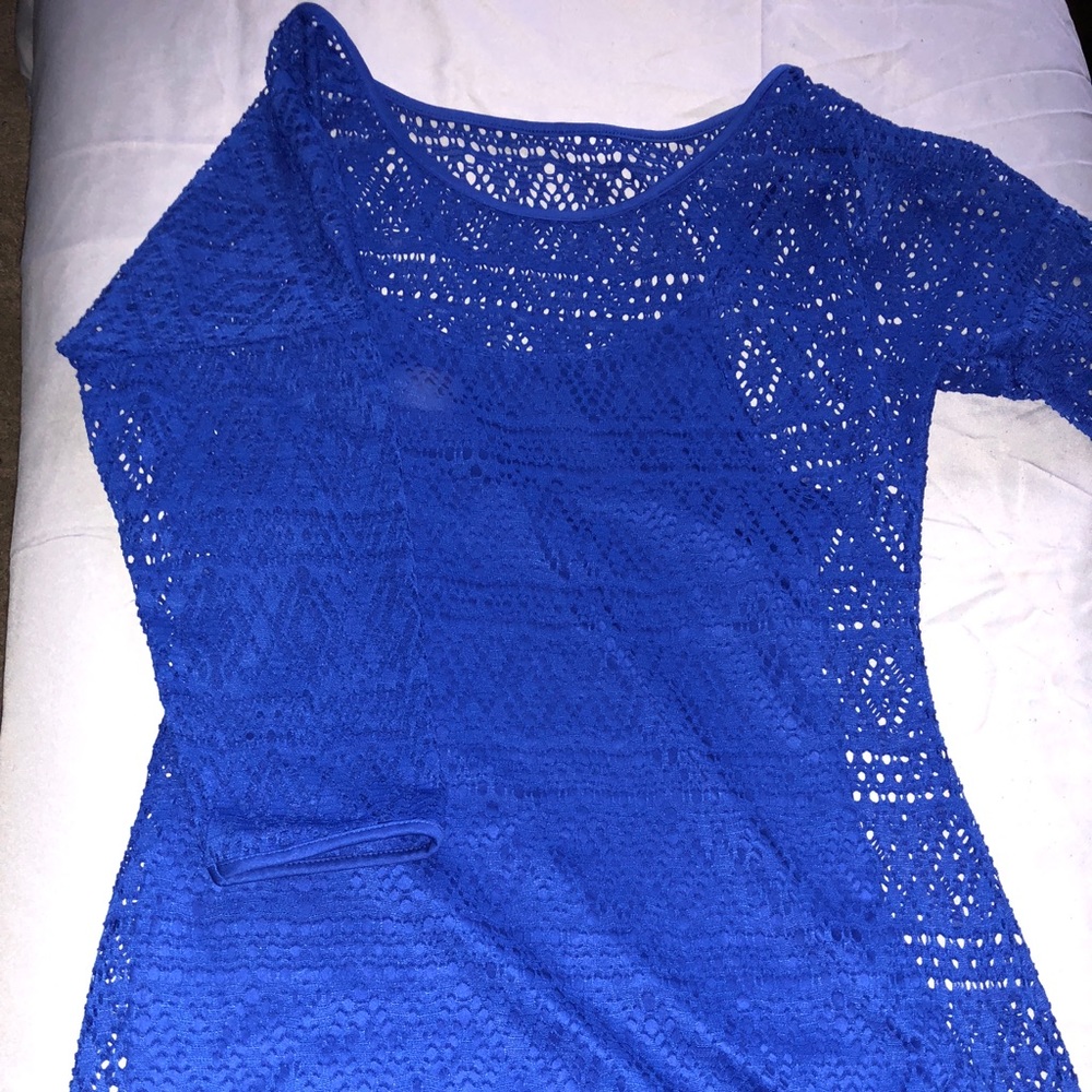 Great cobalt blue dress! Size M